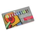 Caja de cartón de colores pastel Crétacolor, 12 pasteles iniciación