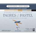 Bloc Ingres / Pastel, 24 cm x 30 cm, 130 g/m², De canalé, Bloc encolado 1 lado