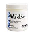 Soft Gel brillante Golden, satinado