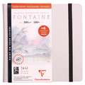Cuaderno cosido Fontaine Clairefontaine, 21 cm x 21 cm, Cuaderno de bocetos, 300 g/m²