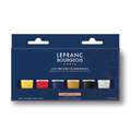 Caja de pintura acrílica fina Lefranc & Bourgeois, 6 x 20ml - tubos