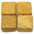 Set de piedras de mosaico de mármol, Bolsa de 250 g, aprox. 50 piezas, 15 × 15 × 8 mm, Gris travertin