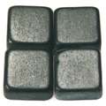 Set de piedras de mosaico de mármol, Bolsa de 250 g, aprox. 120 piezas, 10 × 10 × 8 mm, Negro marquin
