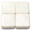 Set de piedras de mosaico de mármol, Bolsa de 250 g, aprox. 50 piezas, 15 × 15 × 8 mm, Blanco Carrara