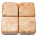 Set de piedras de mosaico de mármol, Bolsa de 250 g, aprox. 120 piezas, 10 × 10 × 8 mm, Rosa crema