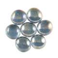 Piedras de mosaico de vidrio, Azul irisado, Paquete de 100 g