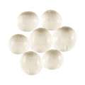 Piedras de mosaico de vidrio, Transparente, Paquete de 100 g