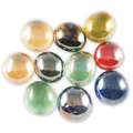 Piedras de mosaico de vidrio, Mezcla iridiscente multicolor, Paquete de 100 g