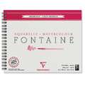 Cuaderno en espiral Fontaine - Clairefontaine 300 g/m², 24 cm x 30 cm, 300 g/m², Fin, Bloc espiral