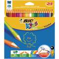 Estuche de lápices de colores Bic Kids Evolution™, 24 lápices
