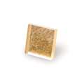 Teselas de mosaico de oro amarillo, 20x20 mm liso