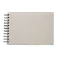 Álbum de croquis gris - 130 g/m² (8,5 oz), 10,5 cm x 14,8 cm, 130 g/m², Rugoso