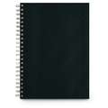 Cuaderno de dibujo Touch Book, A4 Negro, Cubierta en lino