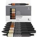 Set de 6 rotuladores Promarker Winsor & Newton, tierra, Set
