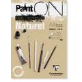 Papel Paint On Natural Clairefontaine, A4, 21 cm x 29,7 cm, 250 g/m², Bloc encolado 1 lado