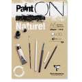 Papel Paint On Natural Clairefontaine, A5, 14,8 cm x 21 cm, 250 g/m², Bloc encolado 1 lado