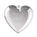 Corazón de plástico divisible, 6 cm 