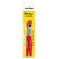 Set de pinceles para niños da Vinci Primo, Mango rojo