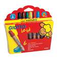 Caja de lápices de color Maxi Giotto, 6 colores