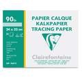 Bloc de calco Clairefontaine, 24 cm x 32 cm, 24 x 32 cm - 20 hojas, 90 g/m², Paquete