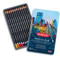 Cajas metálicas de lápices Procolour Derwent, 12 colores
