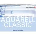Rollo Aquarell Classic Gerstaecker, 30 cm x 40 cm, 300 g/m², Bloc encolado 4 lados, Mate