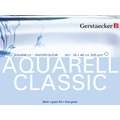 Rollo Aquarell Classic Gerstaecker, 36 cm x 48 cm, 300 g/m², Bloc encolado 4 lados, Mate