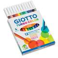 Schoolpack rotuladores Giotto Turbo Color, 12 rotuladores 	
