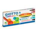 Schoolpack rotuladores Giotto Turbo Color, 6 rotuladores