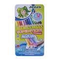 Lápices de colores acuarelables Supersticks Aqua Jolly, caja de 12