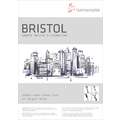 Bloc de papel Bristol Hahnemühle, A3, 29,7 cm x 42 cm, 250 g/m², Liso