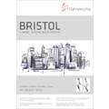 Bloc de papel Bristol Hahnemühle, A4, 21 cm x 29,7 cm, 250 g/m², Liso