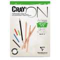 Cray’On Clairefontaine (papel con grano muy fino), A5, 14,8 cm x 21 cm, A5 - 14,8 x 21 cm - 120g/m² - bloc de 50 hojas, 120 g/m², Bloc encolado 1 lado