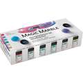 Set de 6 colores para marmolear Magic Marble Kreul, Set Colores metálicos, Set