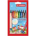Caja de 8 rotuladores Stabilo Trio Scribbi, Caja de 8 colores