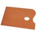 Paleta de pintura madera, 20 x 30 cm, rectangular