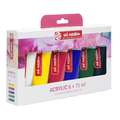 Caja acrílicos Art Creation Essentials, 6 tubos de 75 ml, ArtCreation, 6 tubos