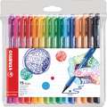 Set de rotuladores con punta de nailon pointMax Stabilo, 15 colores, 0,8 mm, Punta en cono
