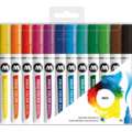 Set de rotuladores pincel Aqua Color Brush Molotow™, Basic 1 - 12 rotuladores