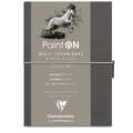 Cuaderno cosido Paint'On Clairefontaine, Gris, Cuaderno de bocetos, A5, 14,8 cm x 21 cm