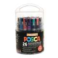 Frasco XL de 26 rotuladores Posca, Festivo