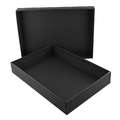 Caja de conservación negra, A5 - 23 x 16 x 3,5 cm, Dimensiones interiores : 230mm x 160mm x 35mm