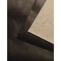 Papel kraft marrón / negro Clairefontaine – 90 g/m², 50 cm x 65 cm, 90 g/m², De canalé, Paquete de 25 unidades