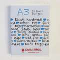 Papel hecho a mano Khadi, A3, 29,7 cm x 42 cm, Paquete de 20 unidades, Medio, rugoso, 320 g/m²