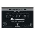 Papel acuarela Fontaine negro Clairefontaine, 10 cm x 15 cm, 300 g/m², Fin