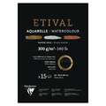 Papel acuarela negro Etival Clairefontaine - 300g/m², A1, 59,4 cm x 84,1 cm, 300 g/m², Fin|Trapo