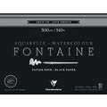 Papel acuarela Fontaine negro Clairefontaine, 48,3 cm x 63,5 cm, 300 g/m², Fin