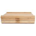 Estuche de madera de bambú para pasteles. Gerstaecker., 3 cajones., 40 x 25 x 8 cm.