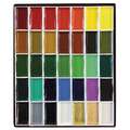 Cajas de acuarela japonesa Kissho Gansai, Set, 35 colores