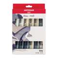 Caja 12 tubos acrílicos Amsterdam Royal Talens, Gris